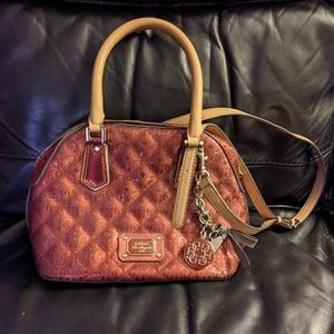 Guess red satchel